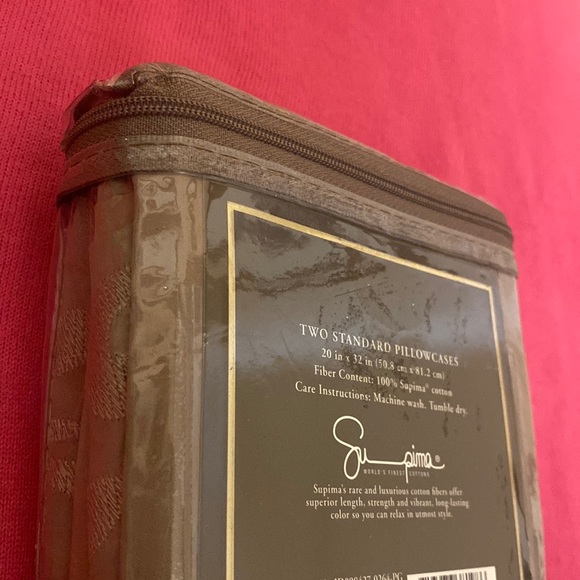 🆕 NWOT! Fieldcrest Luxury Standard Pillowcases Set of 2. 500 Thread Count - Picture 7 of 7